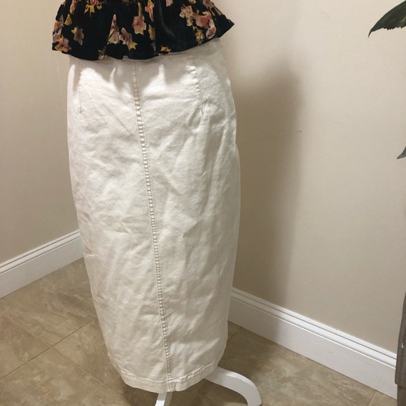 NWOT Free People Wome’s Denim Skirt Size 8 - Picture 7 of 8
